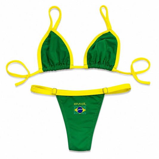 Biquíni Brasil Verde & Amarelo